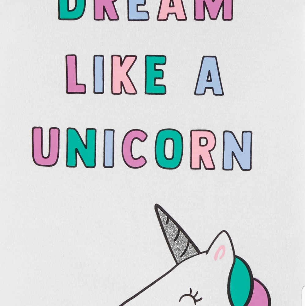 New Unicorn 4pc Pajama set - Picture 4 of 6